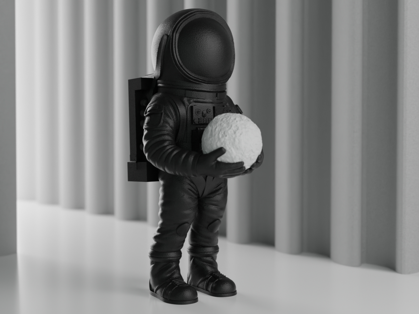 Astronauta em Traje Espacial